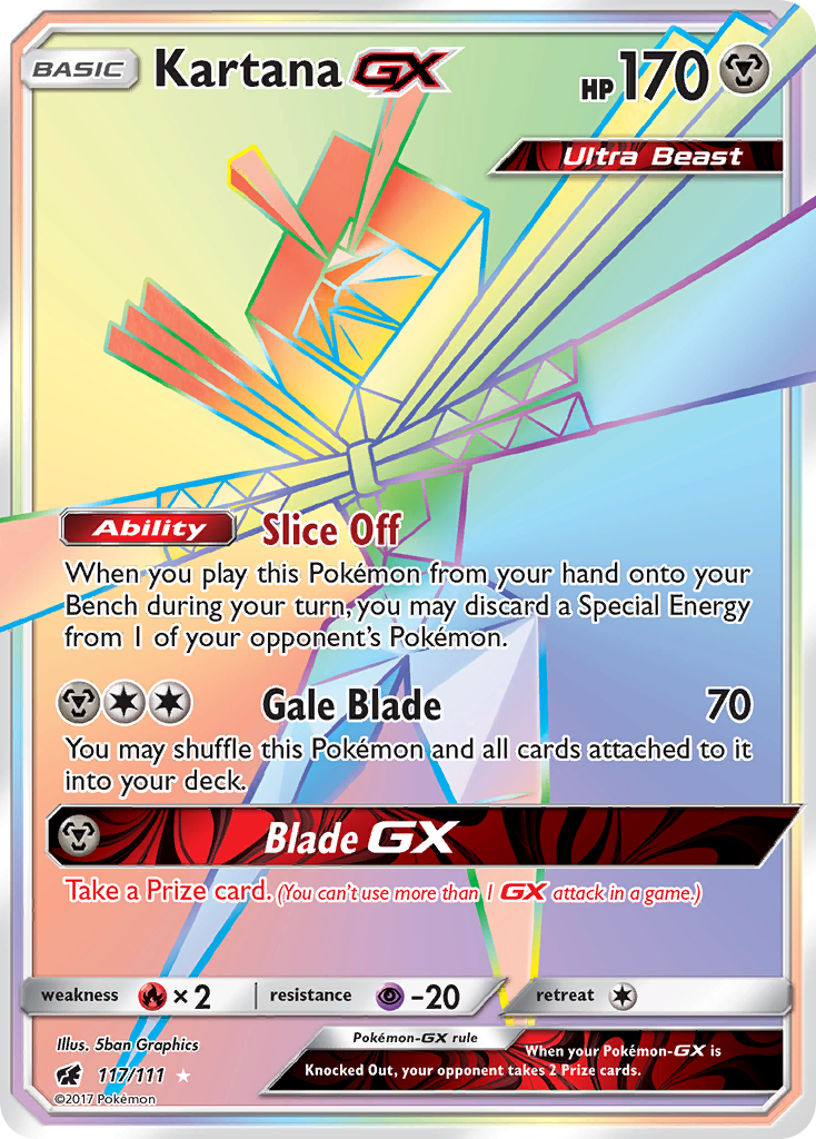 Kartana GX (117/111) [Sun & Moon: Crimson Invasion] | Fandemonia Ltd