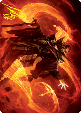 Plargg, Dean of Chaos Art Card (Gold-Stamped Signature) [Strixhaven: School of Mages Art Series] | Fandemonia Ltd