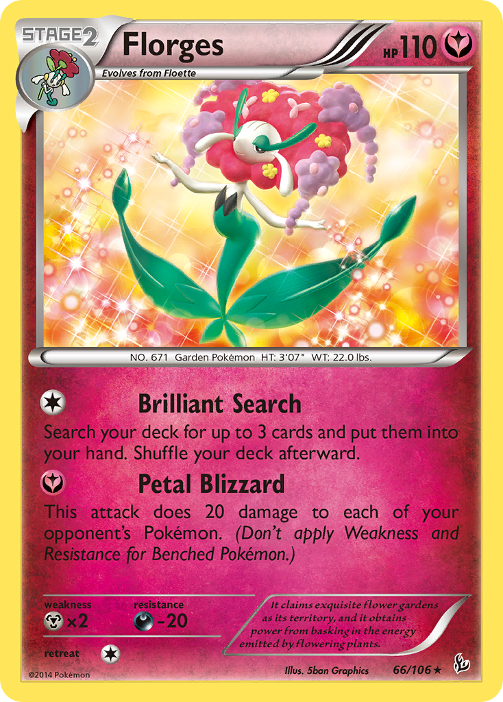 Florges (66/106) [XY: Flashfire] | Fandemonia Ltd