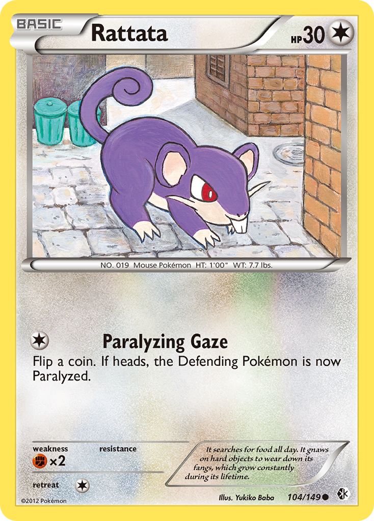 Rattata (104/149) [Black & White: Boundaries Crossed] | Fandemonia Ltd