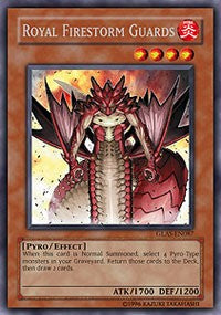 Royal Firestorm Guards [GLAS-EN087] Secret Rare | Fandemonia Ltd