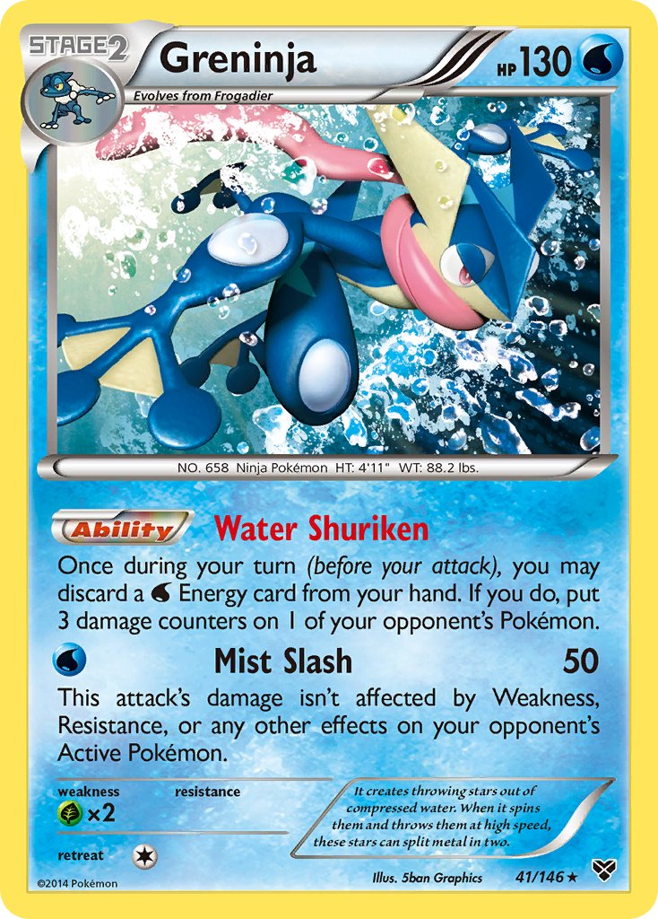 Greninja (41/146) (Cosmos Holo) (Blister Exclusive) [XY: Base Set] | Fandemonia Ltd