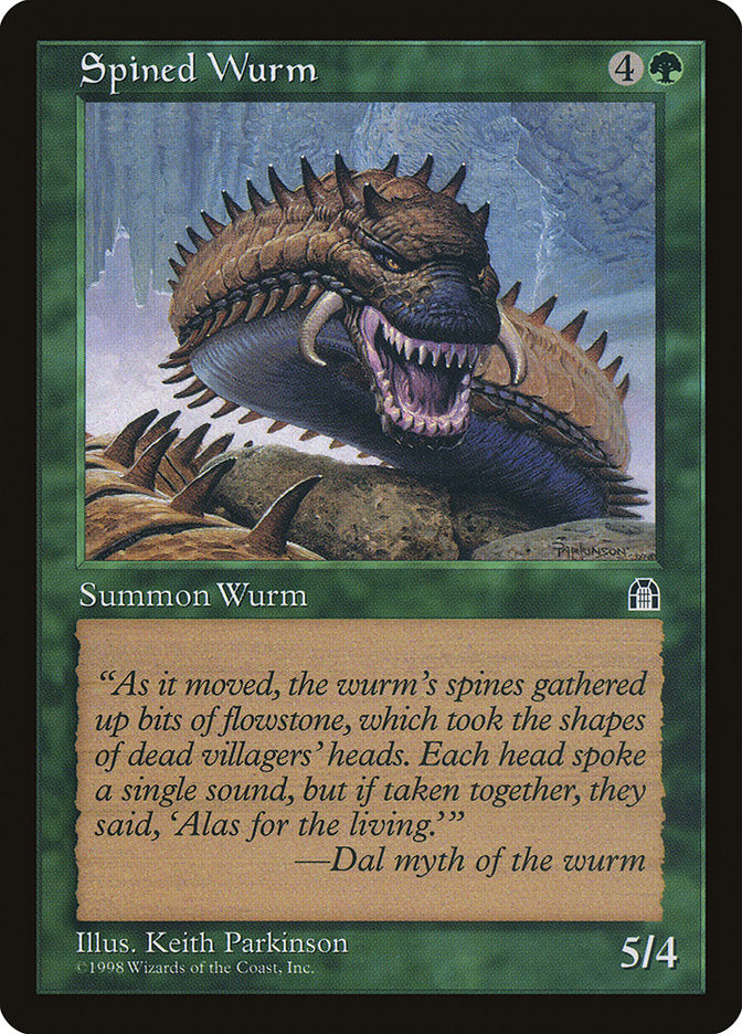 Spined Wurm [Stronghold] | Fandemonia Ltd