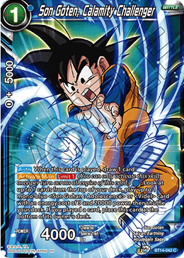 Son Goten, Calamity Challenger (BT14-042) [Cross Spirits] | Fandemonia Ltd