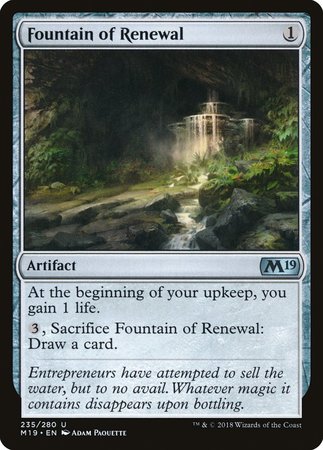 Fountain of Renewal [Core Set 2019] | Fandemonia Ltd