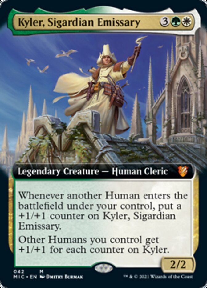 Kyler, Sigardian Emissary (Extended) [Innistrad: Midnight Hunt Commander] | Fandemonia Ltd