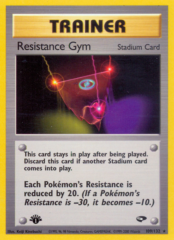 Resistance Gym (109/132) [Gym Challenge 1st Edition] | Fandemonia Ltd