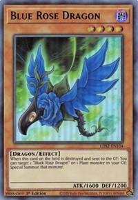 Blue Rose Dragon (Green) [LDS2-EN104] Ultra Rare | Fandemonia Ltd