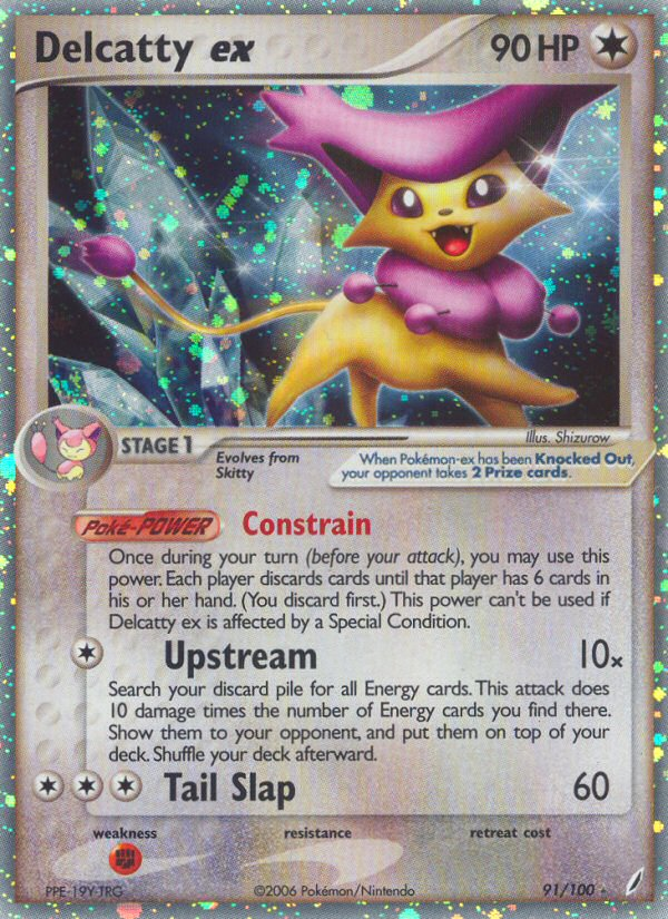 Delcatty ex (91/100) [EX: Crystal Guardians] | Fandemonia Ltd