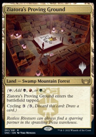 Ziatora's Proving Ground (Promo Pack) [Streets of New Capenna Promos] | Fandemonia Ltd