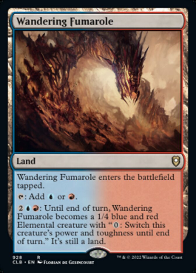 Wandering Fumarole [Commander Legends: Battle for Baldur's Gate] | Fandemonia Ltd