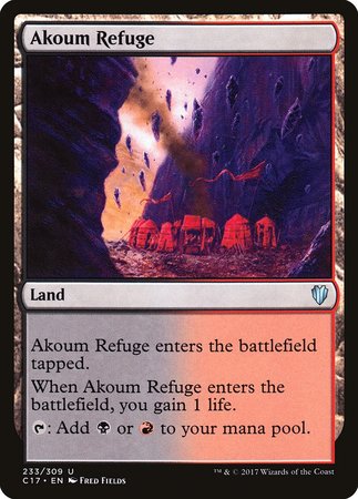 Akoum Refuge [Commander 2017] | Fandemonia Ltd