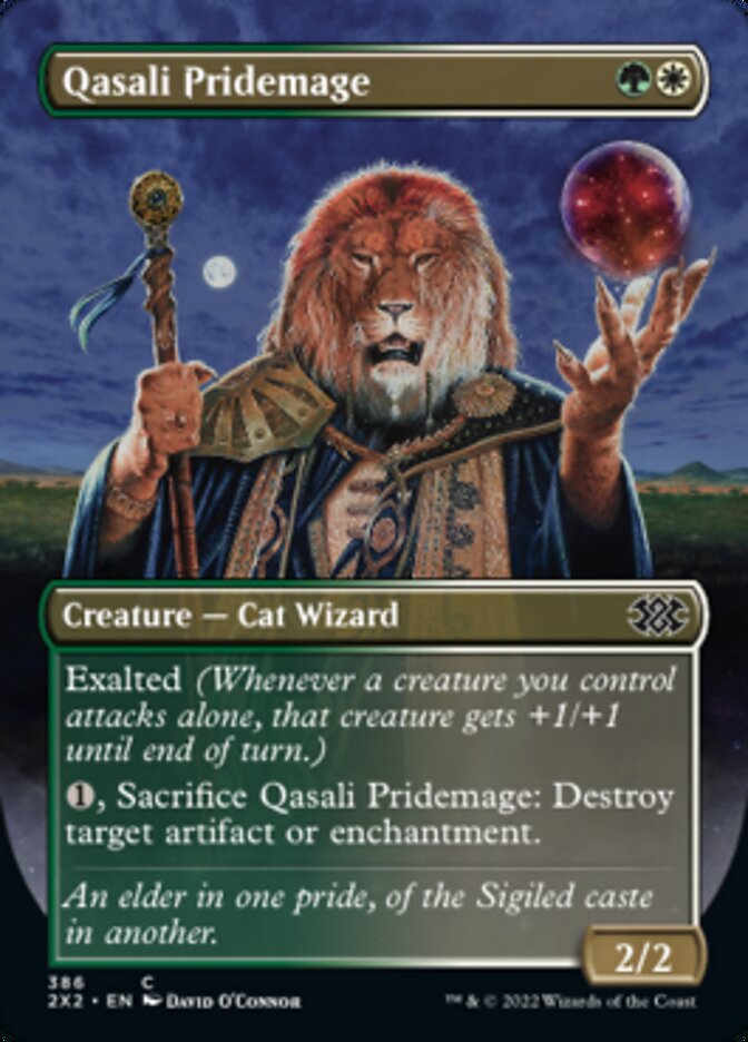 Qasali Pridemage (Borderless Alternate Art) [Double Masters 2022] | Fandemonia Ltd