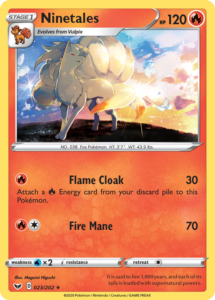 Ninetales (023/202) [Sword & Shield: Base Set] | Fandemonia Ltd