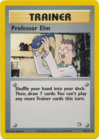 Professor Elm (96/111) [Neo Genesis Unlimited] | Fandemonia Ltd