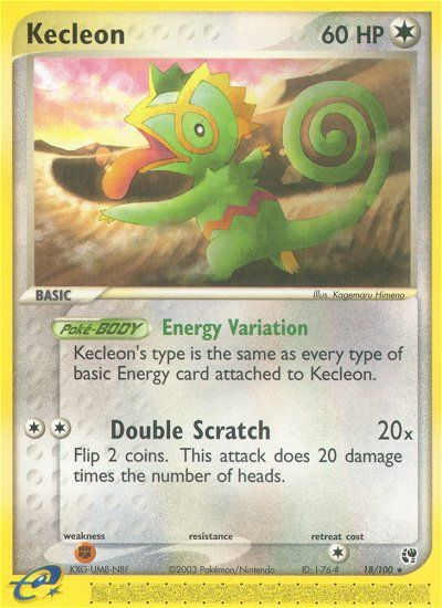 Kecleon (18/100) [EX: Sandstorm] | Fandemonia Ltd