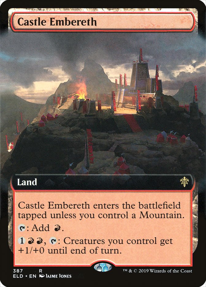 Castle Embereth (Extended Art) [Throne of Eldraine] | Fandemonia Ltd