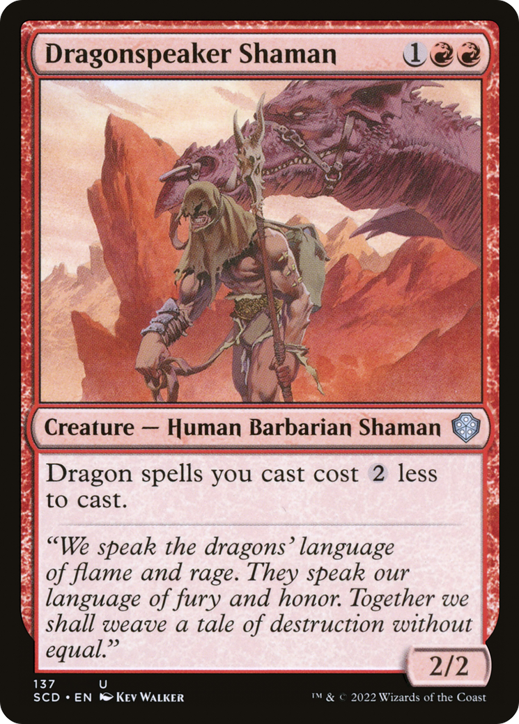 Dragonspeaker Shaman [Starter Commander Decks] | Fandemonia Ltd