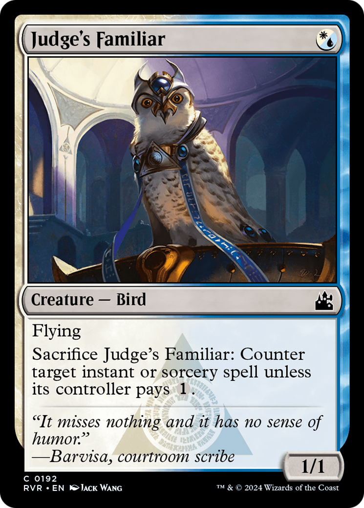 Judge's Familiar [Ravnica Remastered] | Fandemonia Ltd