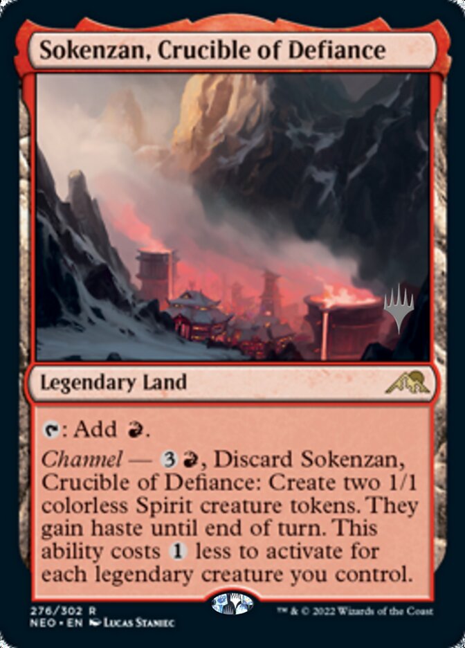 Sokenzan, Crucible of Defiance (Promo Pack) [Kamigawa: Neon Dynasty Promos] | Fandemonia Ltd