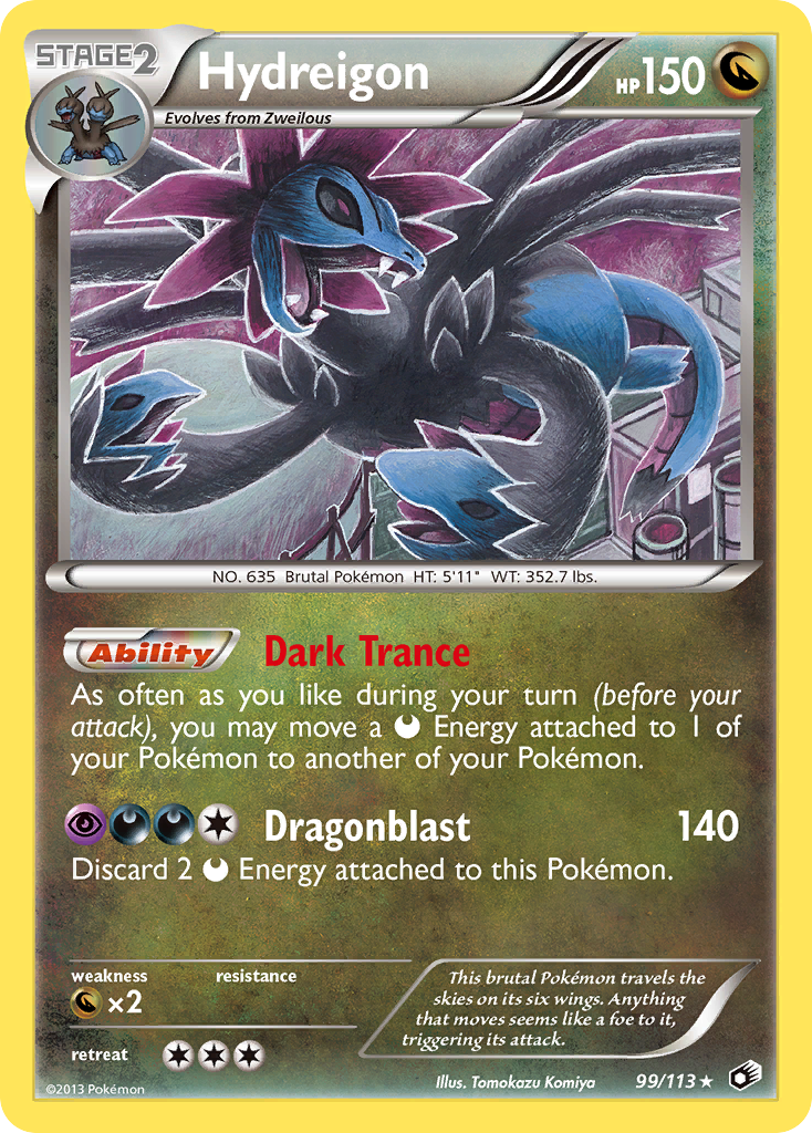 Hydreigon (99/113) [Black & White: Legendary Treasures] | Fandemonia Ltd