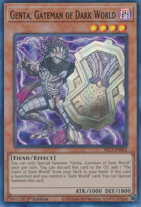 Genta, Gateman of Dark World [SR13-EN002] Super Rare | Fandemonia Ltd