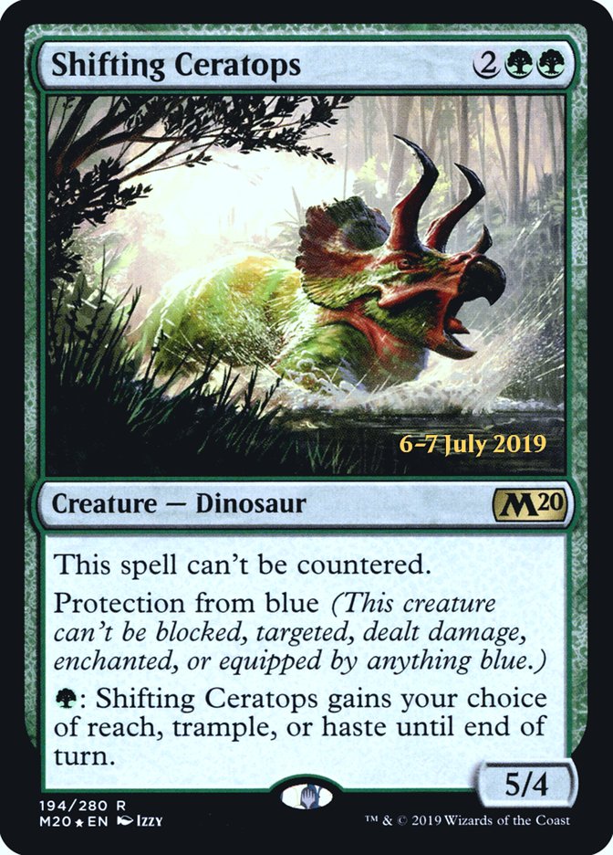 Shifting Ceratops  [Core Set 2020 Prerelease Promos] | Fandemonia Ltd