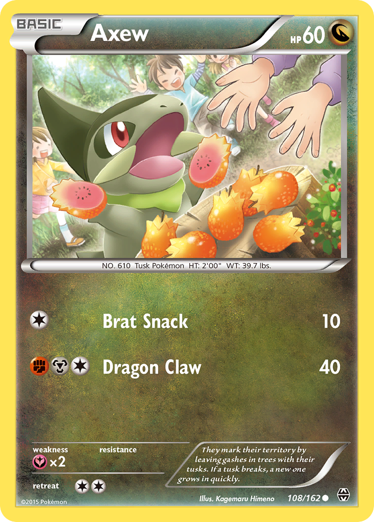 Axew (108/162) [XY: BREAKthrough] | Fandemonia Ltd