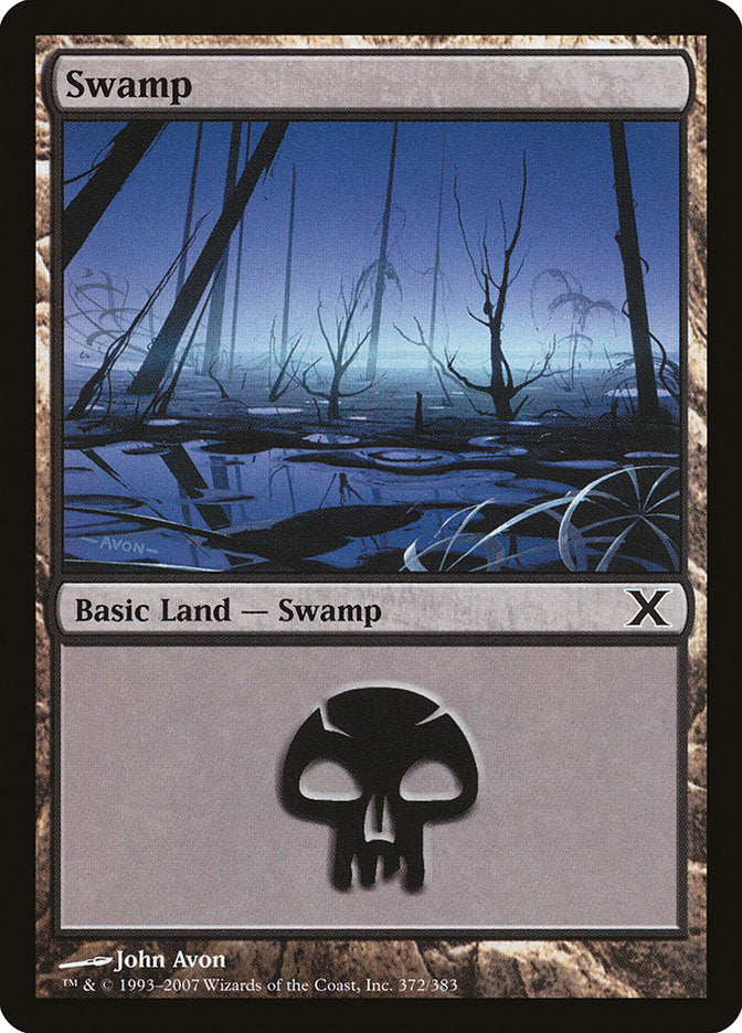 Swamp (372) [Tenth Edition] | Fandemonia Ltd