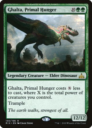 Ghalta, Primal Hunger [Rivals of Ixalan Promos] | Fandemonia Ltd