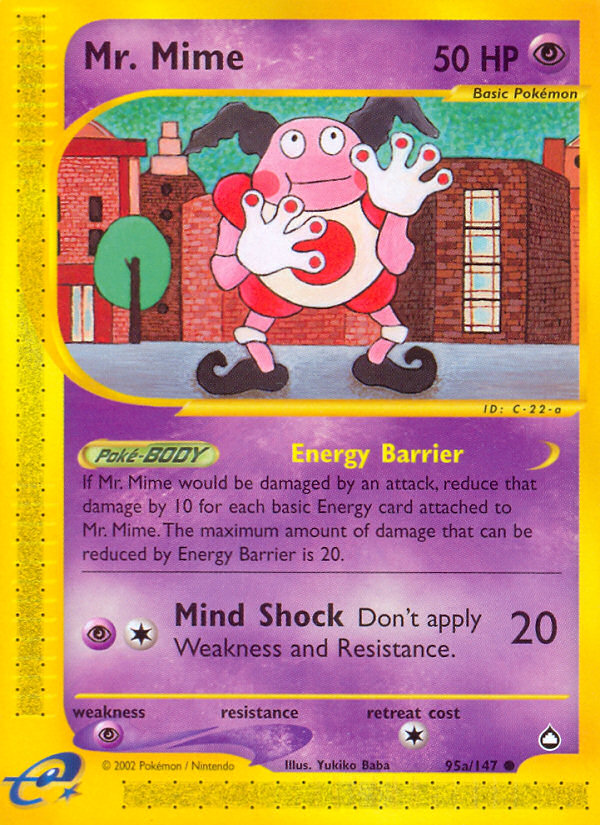 Mr. Mime (95a/147) [Aquapolis] | Fandemonia Ltd