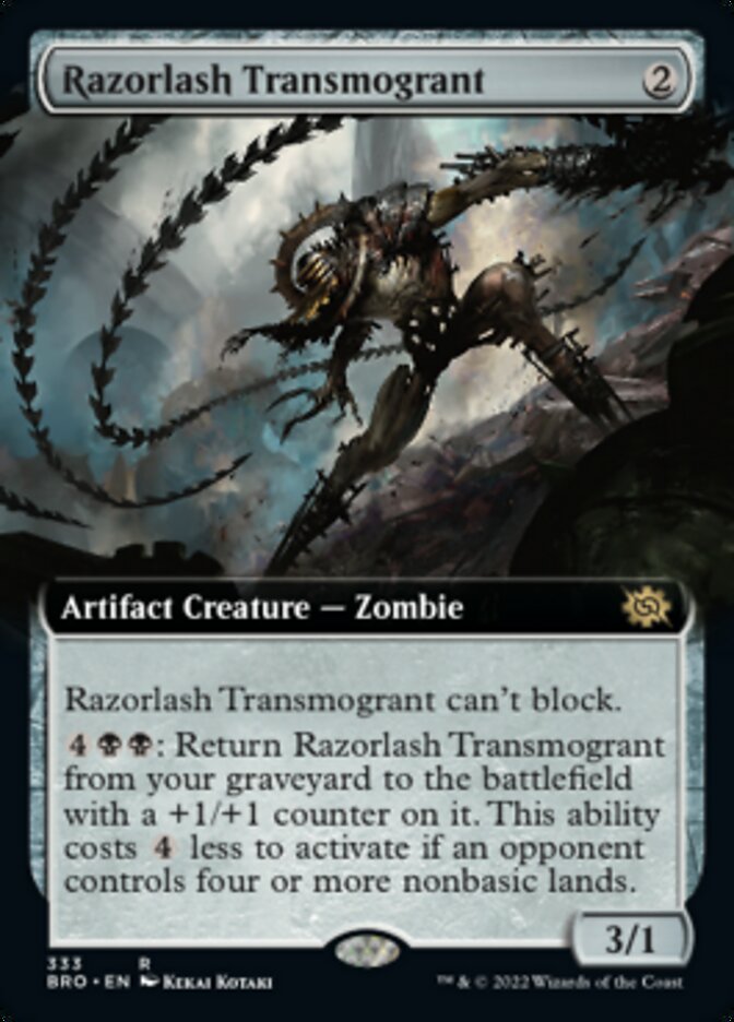 Razorlash Transmogrant (Extended Art) [The Brothers' War] | Fandemonia Ltd