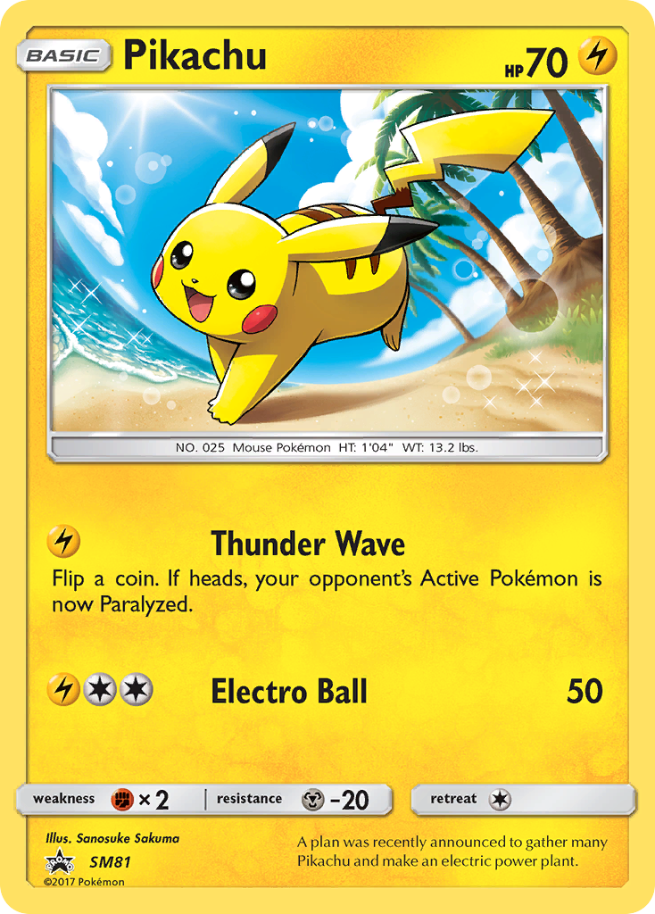 Pikachu (SM81) [Sun & Moon: Black Star Promos] | Fandemonia Ltd