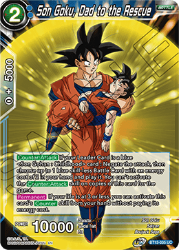 Son Goku, Dad to the Rescue (Uncommon) [BT13-035] | Fandemonia Ltd