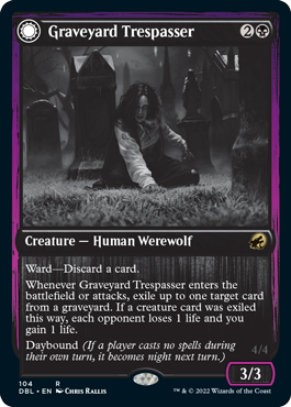 Graveyard Trespasser // Graveyard Glutton [Innistrad: Double Feature] | Fandemonia Ltd