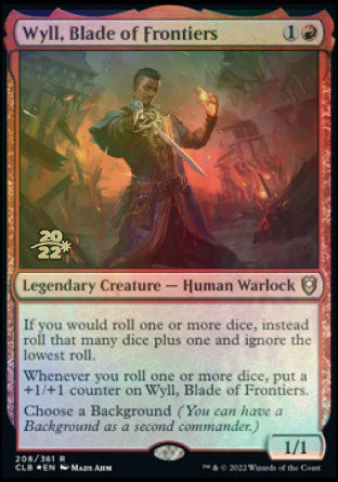 Wyll, Blade of Frontiers [Commander Legends: Battle for Baldur's Gate Prerelease Promos] | Fandemonia Ltd