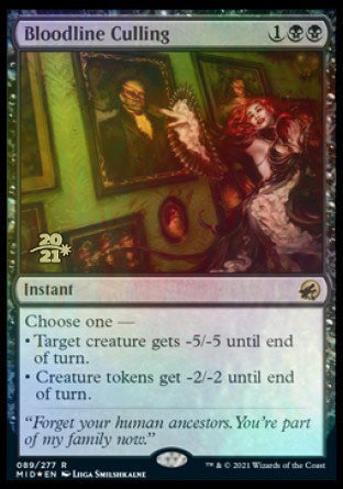 Bloodline Culling [Innistrad: Midnight Hunt Prerelease Promos] | Fandemonia Ltd