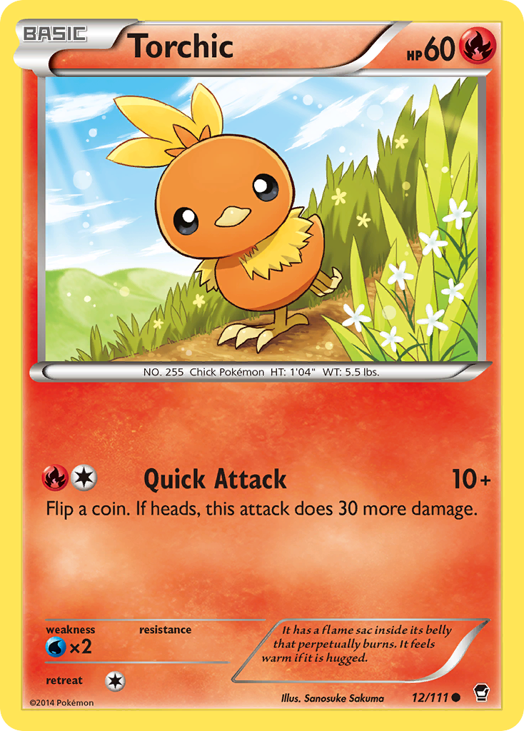 Torchic (12/111) [XY: Furious Fists] | Fandemonia Ltd