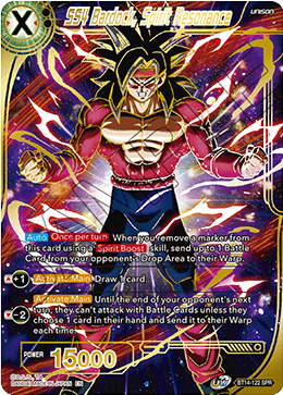 SS4 Bardock, Spirit Resonance (SPR) (BT14-122) [Cross Spirits] | Fandemonia Ltd