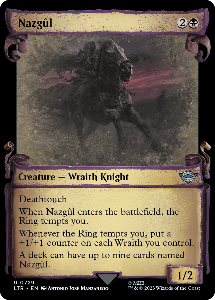 Nazgul (0729) [The Lord of the Rings: Tales of Middle-Earth Showcase Scrolls] | Fandemonia Ltd