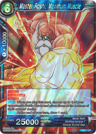 Master Roshi, Maximum Muscle [DB2-034] | Fandemonia Ltd