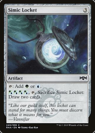 Simic Locket [Ravnica Allegiance] | Fandemonia Ltd