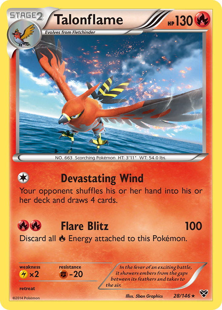 Talonflame (28/146) [XY: Base Set] | Fandemonia Ltd