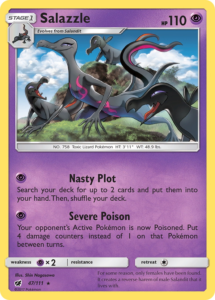 Salazzle (47/111) [Sun & Moon: Crimson Invasion] | Fandemonia Ltd