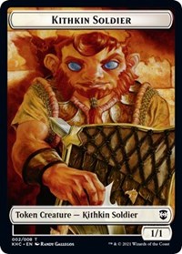 Kithkin Soldier // Pegasus Double-sided Token [Kaldheim Commander Tokens] | Fandemonia Ltd