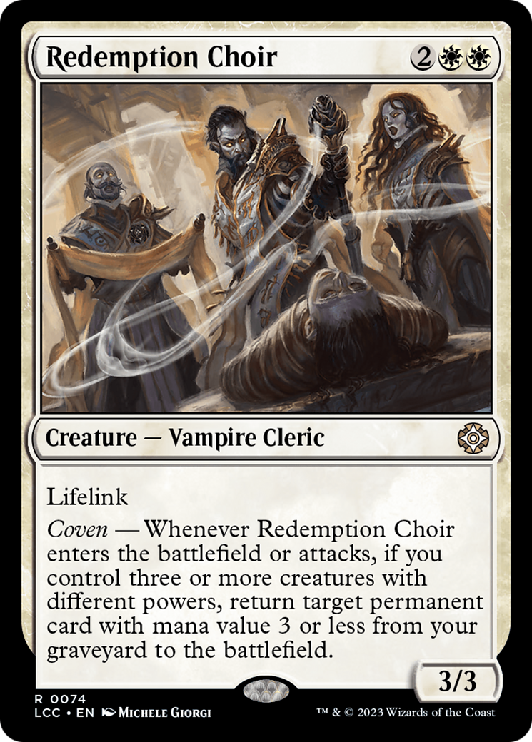 Redemption Choir [The Lost Caverns of Ixalan Commander] | Fandemonia Ltd