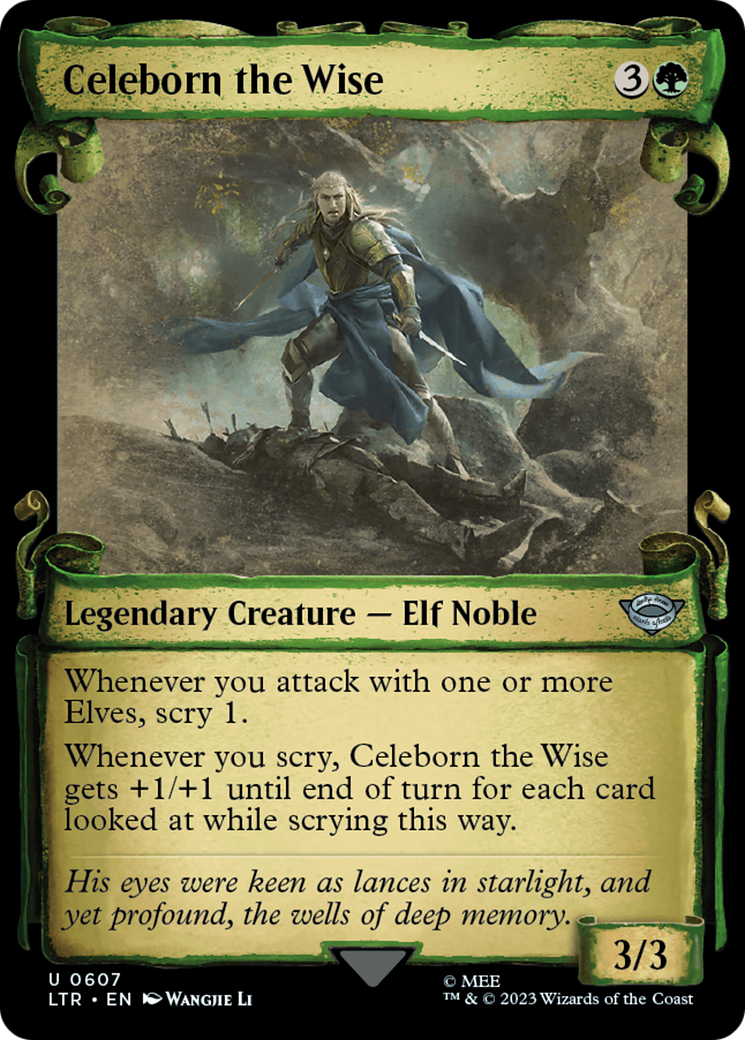 Celeborn the Wise [The Lord of the Rings: Tales of Middle-Earth Showcase Scrolls] | Fandemonia Ltd