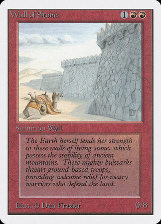 Wall of Stone [Unlimited Edition] | Fandemonia Ltd