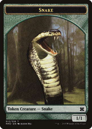 Snake Token [Modern Masters 2015 Tokens] | Fandemonia Ltd