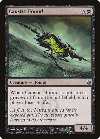 Caustic Hound [Mirrodin Besieged] | Fandemonia Ltd